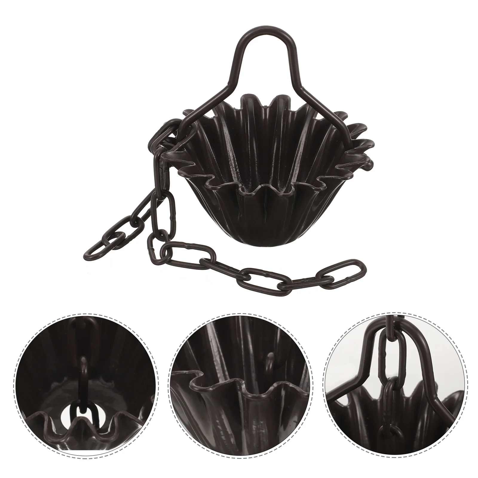 

Aluminium Alloy Rain Chain Durable Replacement for Gutter Downspout Outdoor Decorative Rain Chains for Garden Porch Home