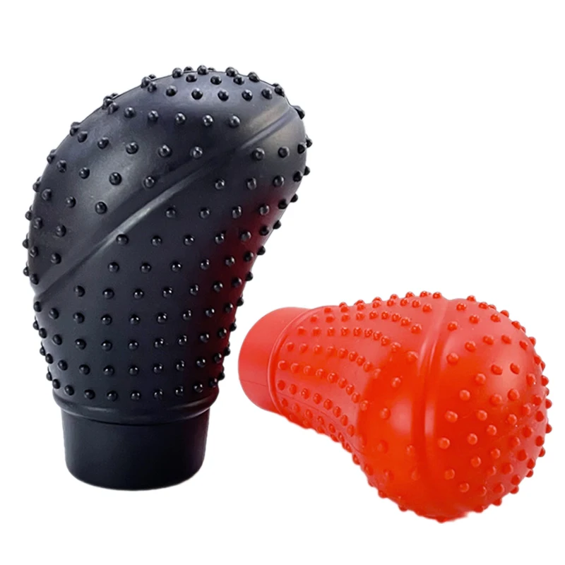 Universal Car Hand Brake Shift Cover Silicone Non-Slip Manual Automatic Gear Lever Protective Covers Auto Interior Accessories