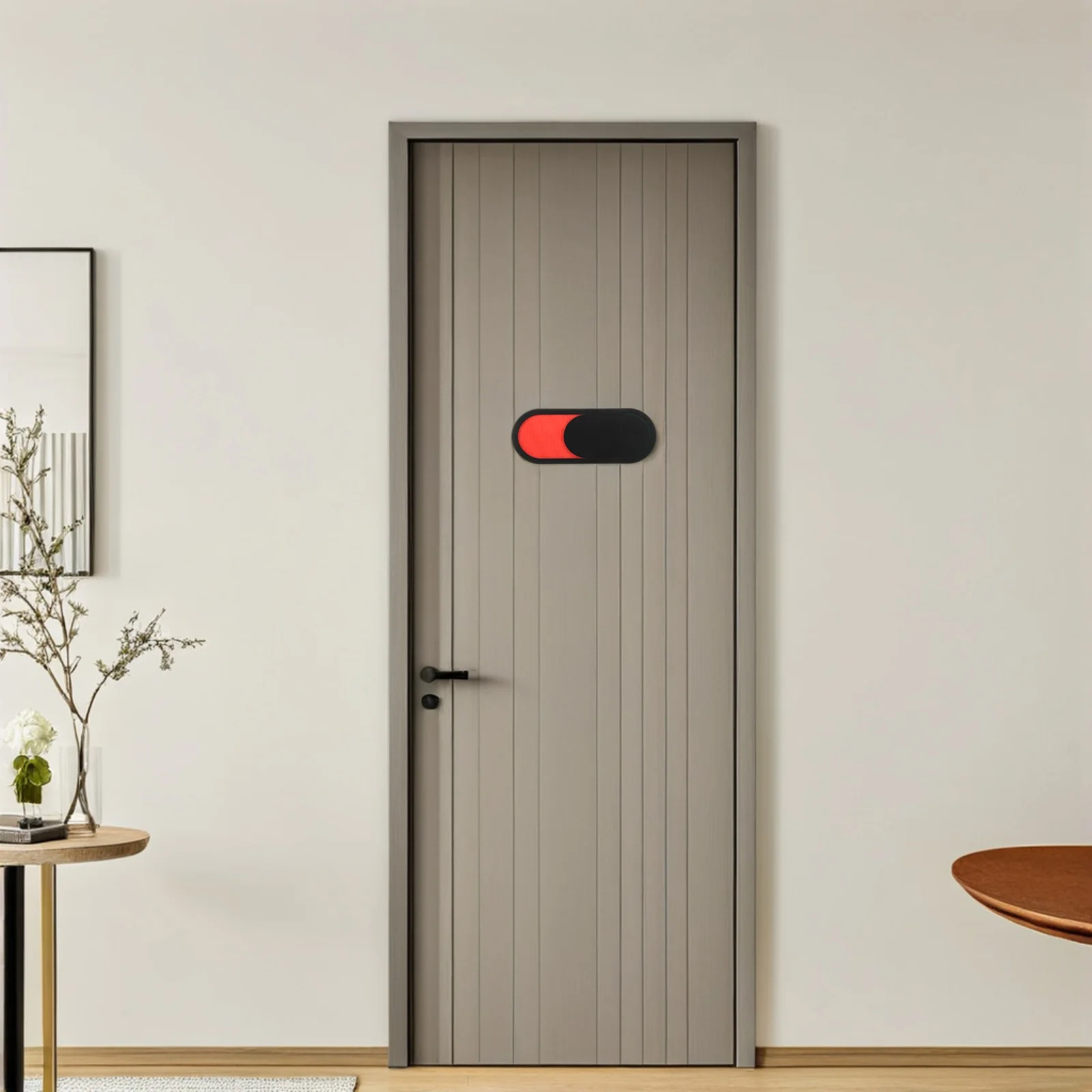 

Blank Office Privacy Door Sign Acrylic Sliding Vacant Occupied Indicator for Bathroom Restroom Office