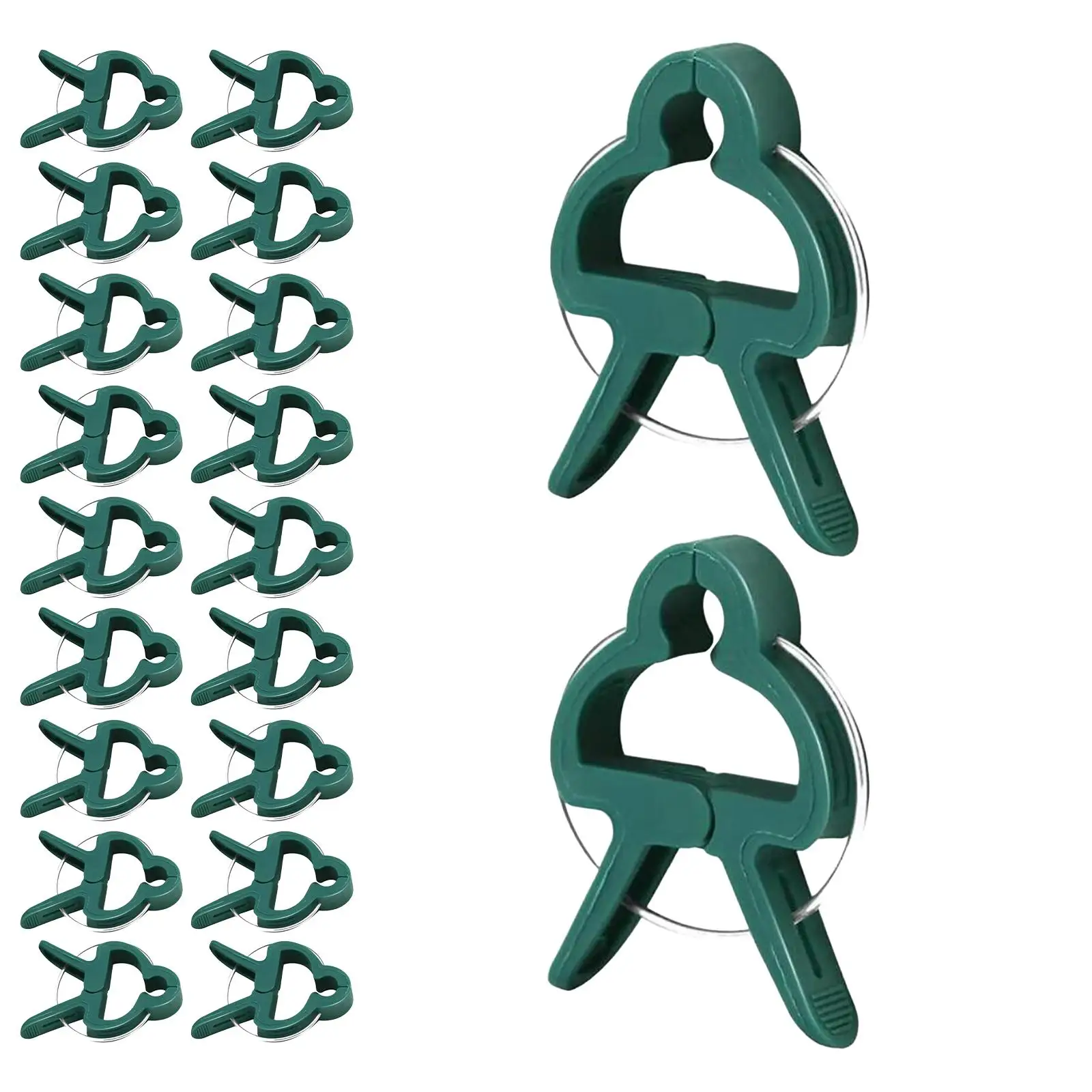 20x Garden Plant Clips Trellis Clips for Supporting Stem Vines Grow Upright Trellis Plants Cucumbers Roses Bouquets Stems