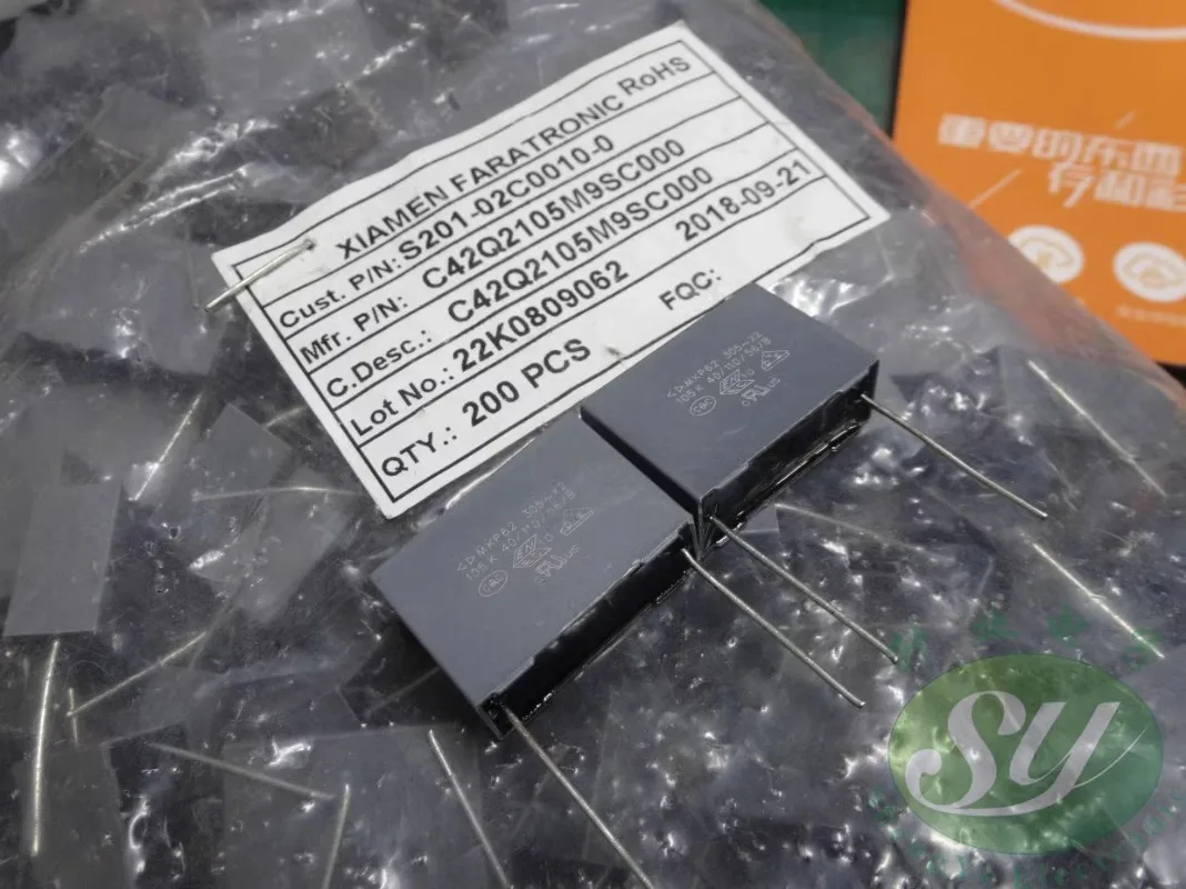 

10PCS Xiamen FARA MKP62 1.0uf/305vAC 1u0 1uf 105 New film capacitor 22MM thick 9.6 C42Q2105K9SC000