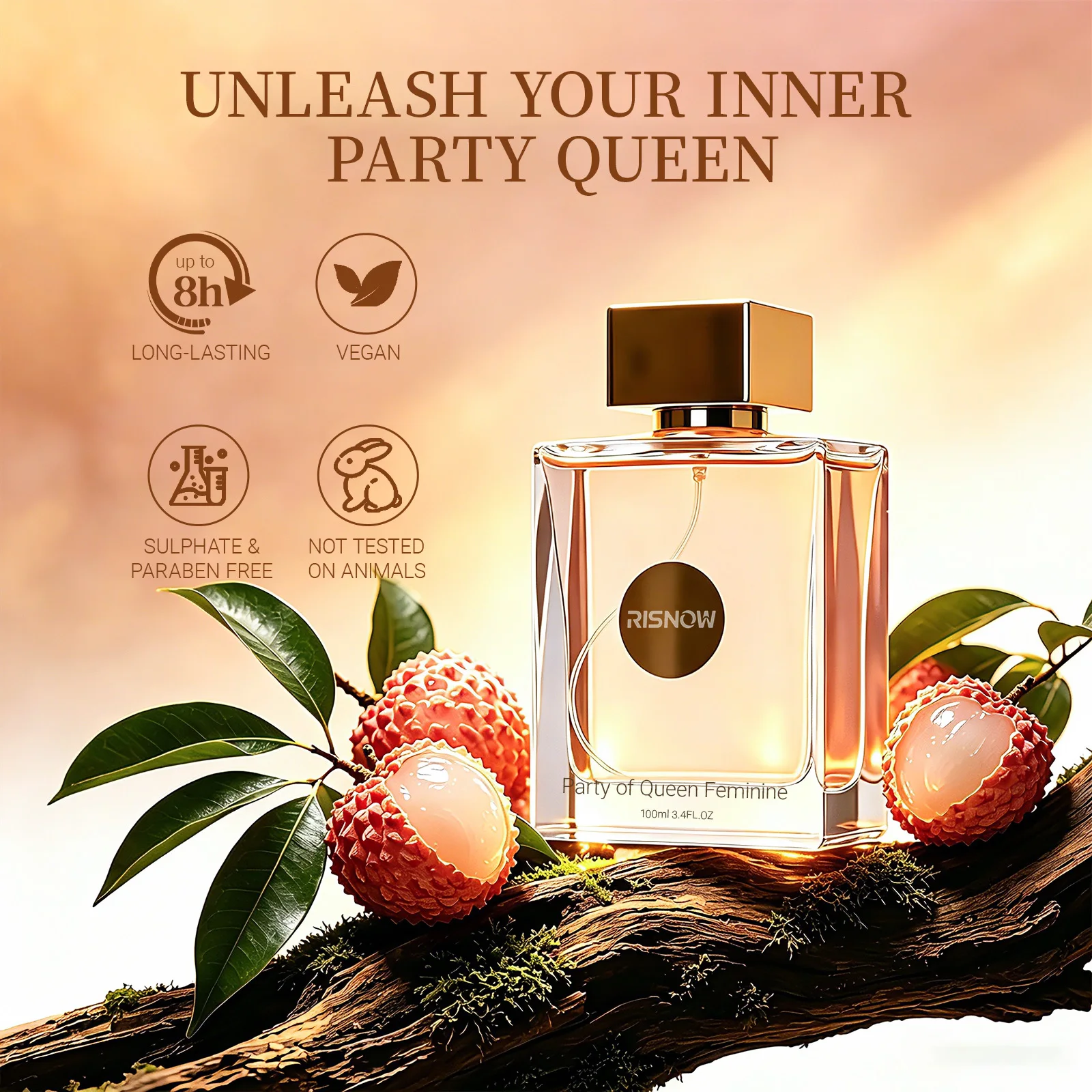 RISNOW Parfum Wanita Aroma Bua - Fragrance Queen Perfume ulasan dan harga