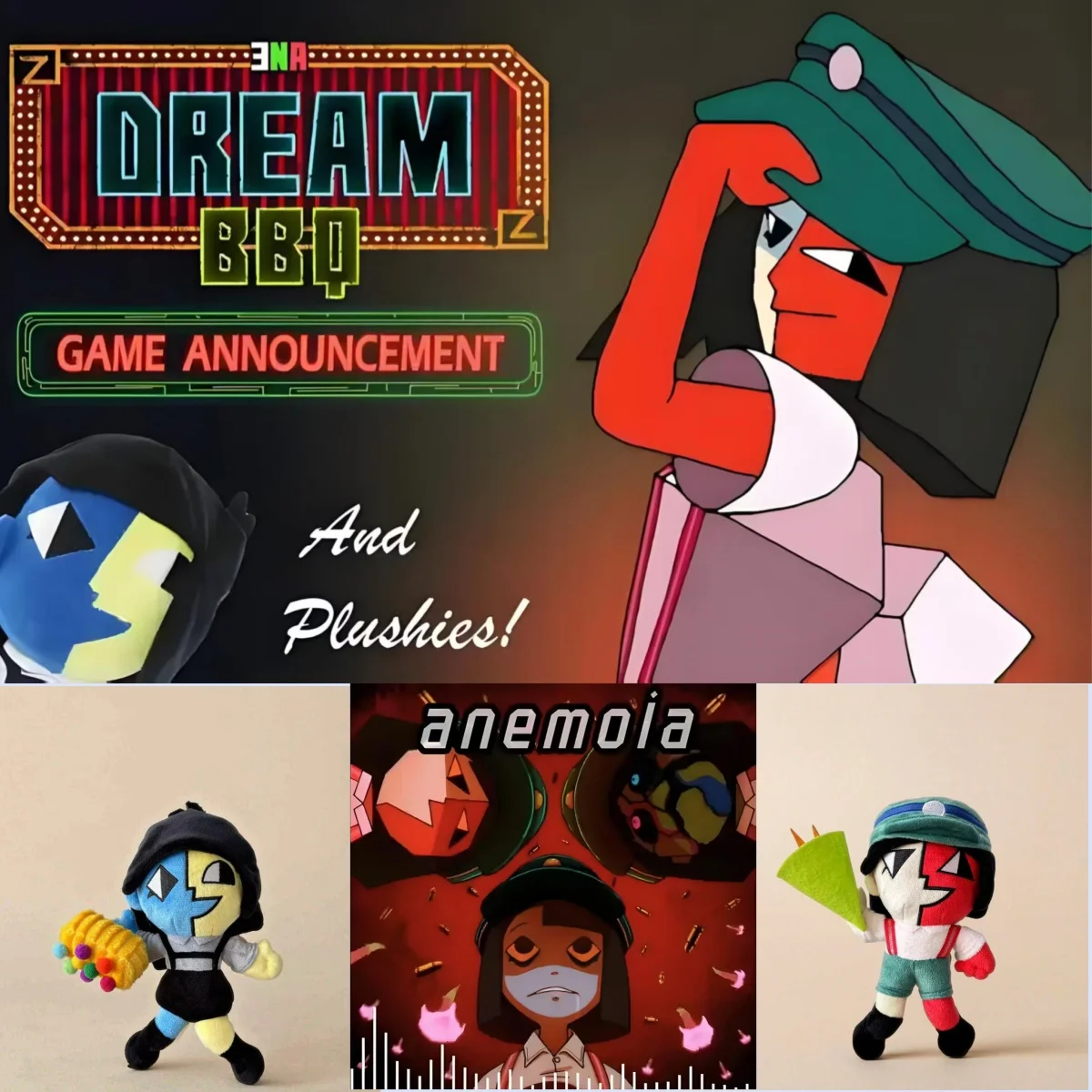 

ENA Dream BBQ Talking Плюшевая игрушка Dream Bbq Ena Плюшевая игрушка Dream Bbq Merch Ena Плюшевые игрушки Слепая коробка Подарок на день рождения