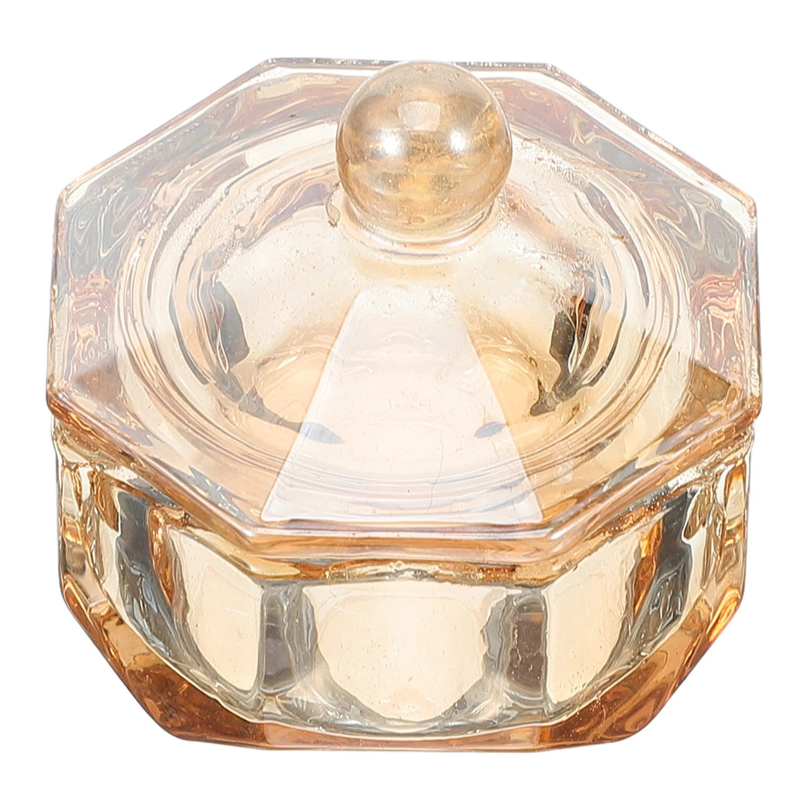 Plat de Nail Art en verre élégant, bol remplaçable pour mélanger la poudre acrylique, outils de manucure liquide, utilisation sur le technicien des ongles