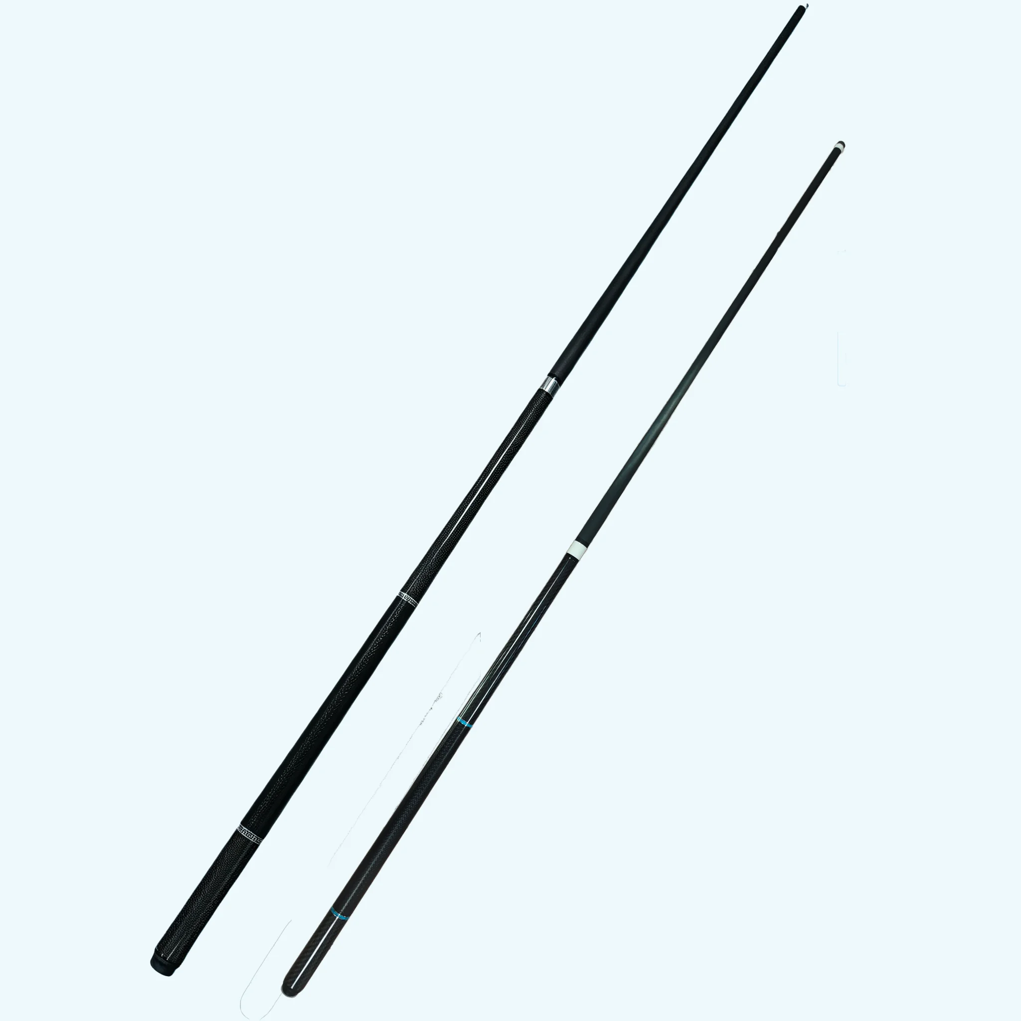 OEM/ODM Custom Carbon Fiber 2-Piece Pool Cue Low Deflection Break Jump Cue Combo