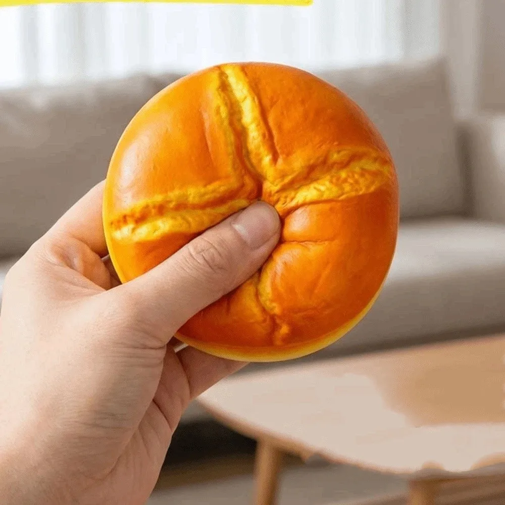 Simulated Bread Squishy Prank Decoration Oversized Sensory Fidget Bread Realistic Soft Elastic Pineapple Bun Squishy