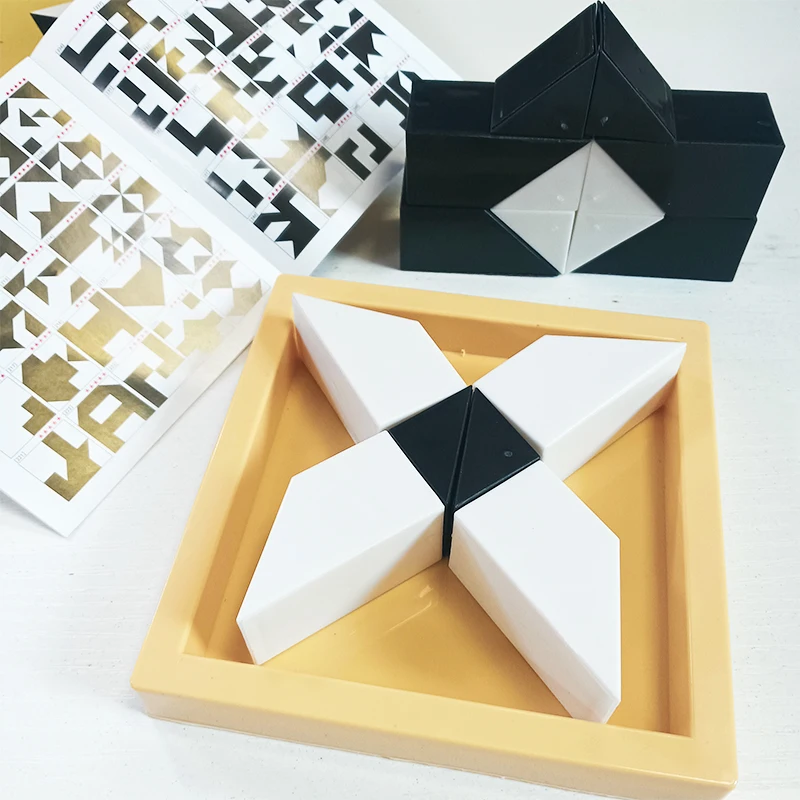 Children Hidden Block Puzzle 6 Years ABS Material Interesting Enhances Logic and Spatial Reasoning Suitable for Kids Toy Gift