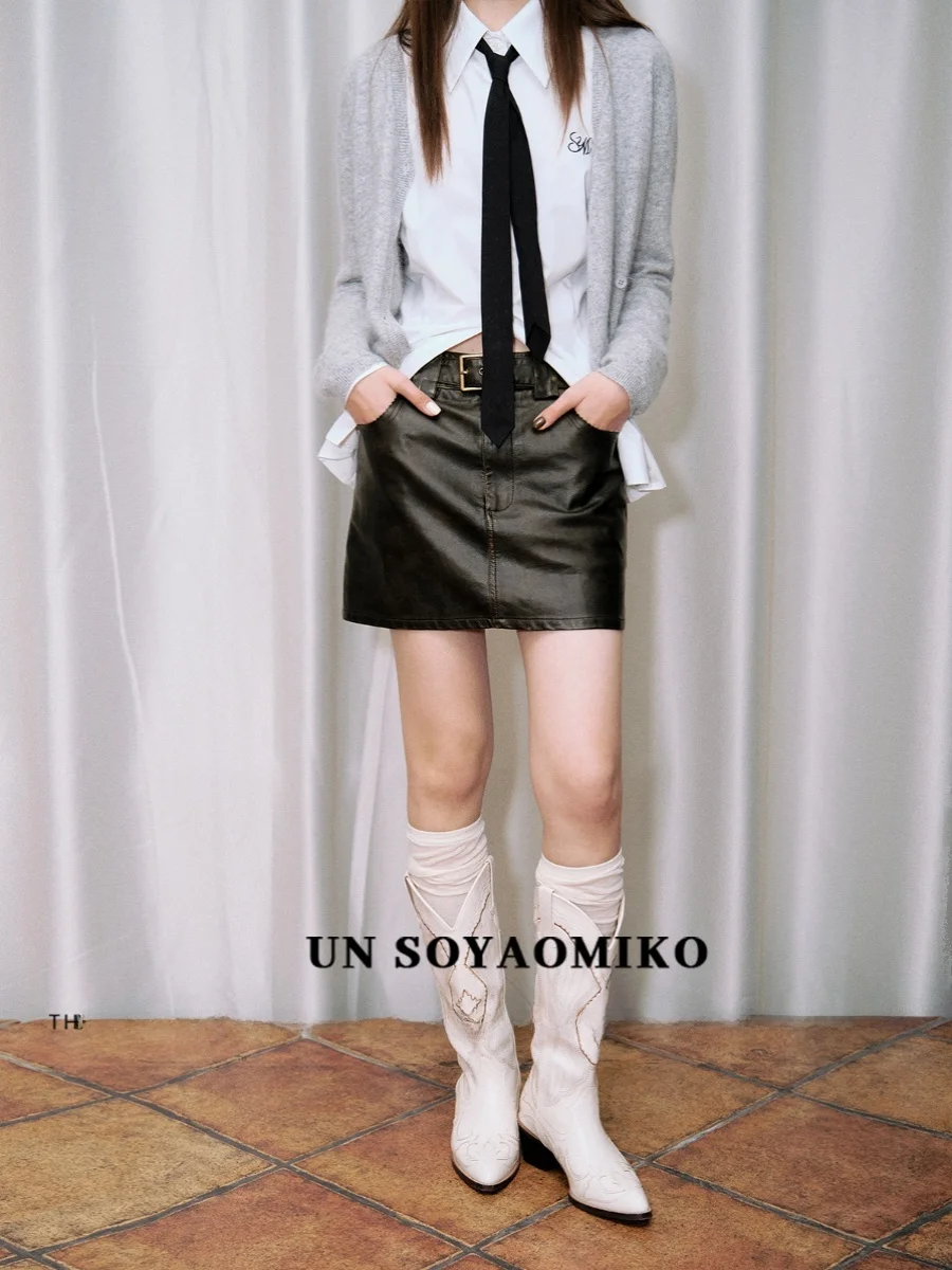 

UNSOYAO Copper Waed Damascus Straight Cut Skirt Women's Retro Vintage f Body Skirt Commute Sle A-Line Cotton 00%