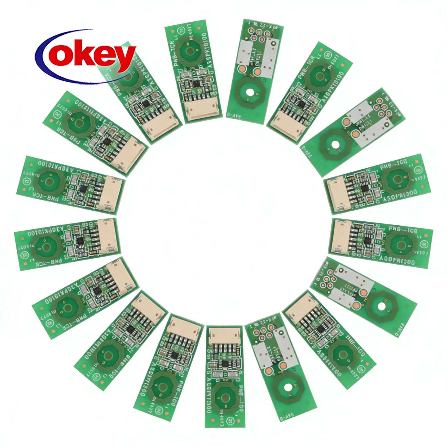 16pcs C258 C308 C368 C458 C558 C658 Develop Chip for Konica