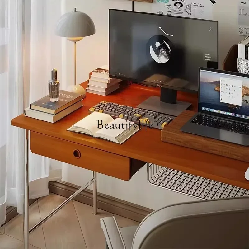 Picture 5: LJYyj21 Bedroom study solid wood desk dresser integrated office stainless steel table