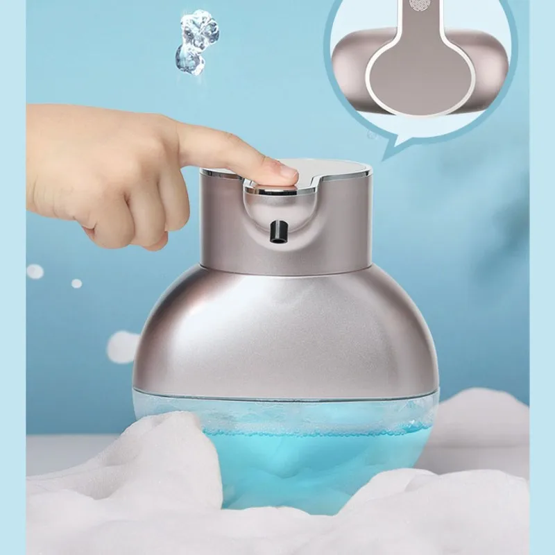 

A25I-Automatic Soap Dispenser M8, Wall-Mounted No-Touch Infrared Hand Washing Machine, USB Powered-White Foam Type