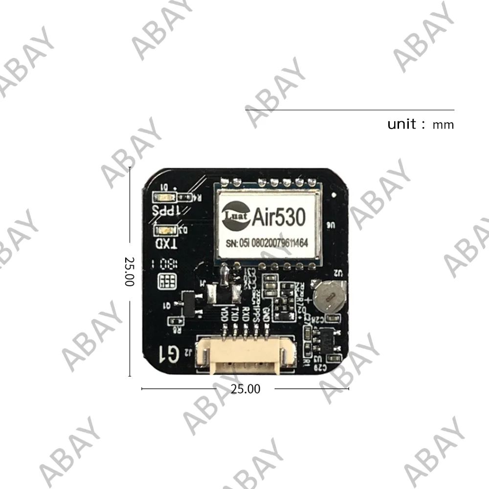 Placa de desarrollo Luat Air530, nivel UART TTL, GNSS GLONASS, GPS G530, 3,3 V-5V, módulo de Navegación de posicionamiento de modo Dual GPS/Beidou