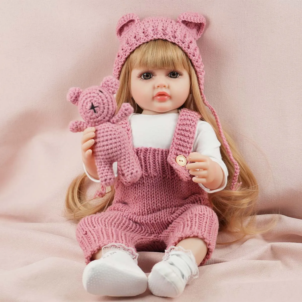 JOYORA 실물 같은 다시 태어난 인형 현실적인 전체 실리콘 아기 비비 비닐 50CM 신생아 소녀 인형 공주 유아 장난감 선물