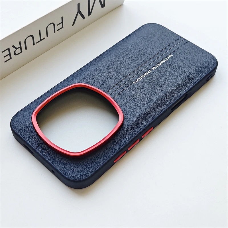 

Light Luxury Leather Case For Honor Magic 8 RSR Case Silicone Hard Back Cover Stylish Shell Shockproof Bumper