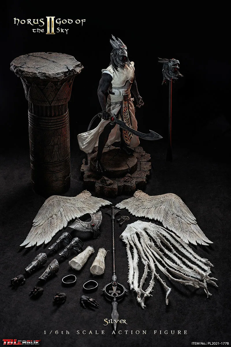 1/6 argento Horus God of the Sky figura modello TBL PL2021-177 12 ''soldato Action Figure Body Doll Set completo giocattolo da collezione