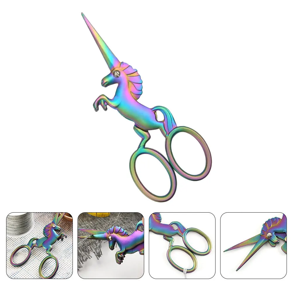 مقص الجمال سبيكة الحصان شكل الحاجب الأنف الشعر اللحية الشارب التشذيب التهيأ مقص الدقة الوجه الشعر المتقلب #6