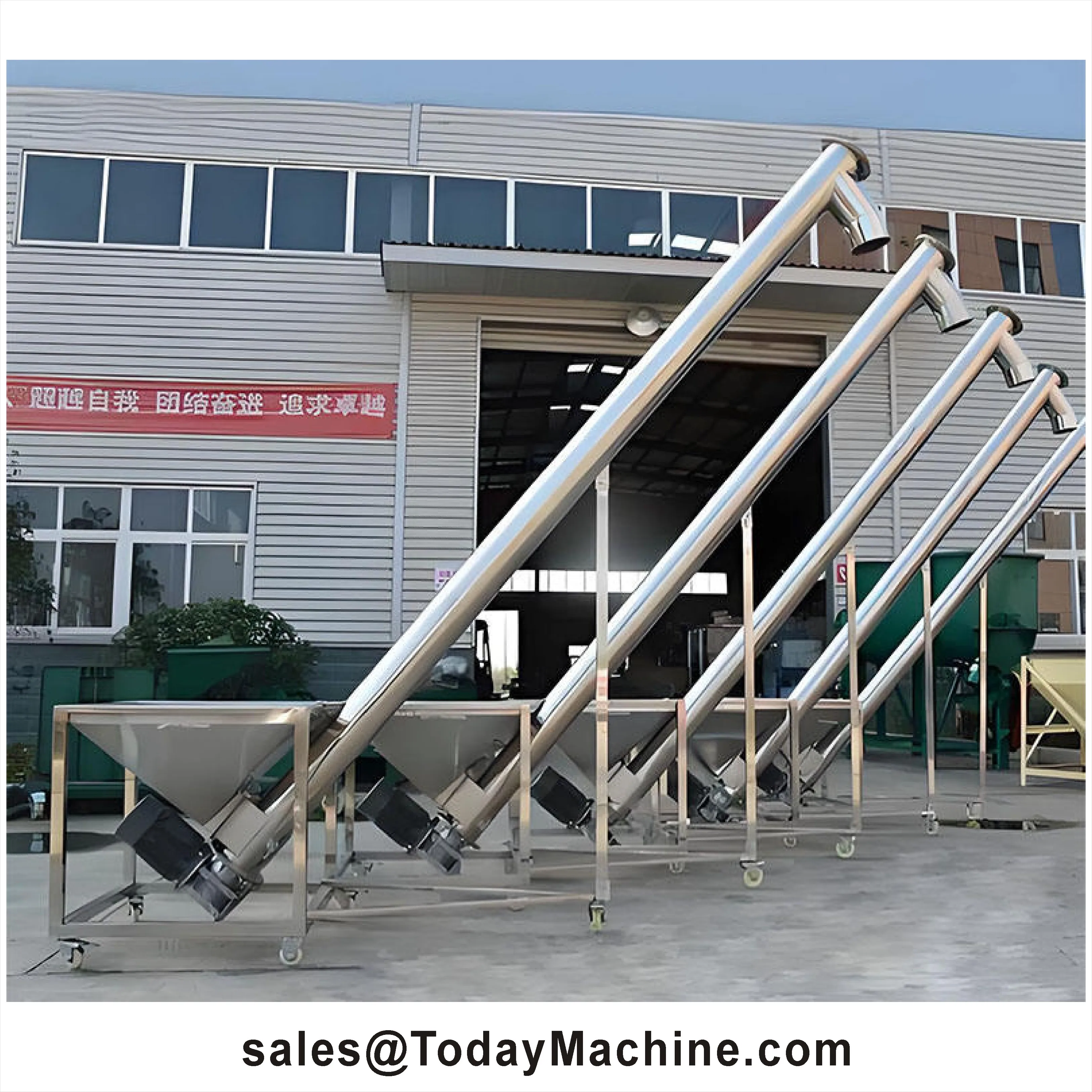 

Industrial Food Powder Stainless Steel Screw Conveyor Feeder