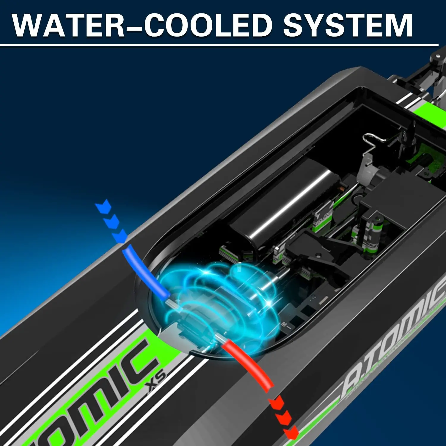 Picture 3: Remote Control Boat with Self-right & Reverse Function (795-5 Black)