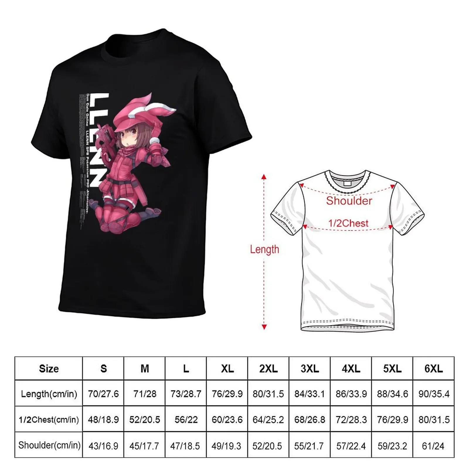 GGO - LLENN [Black Background] T-Shirt t shirt for man man tshirt t shirt man designer T-shirt