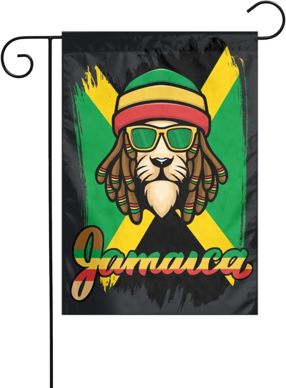 Jamaica Flag 12 X 18 inch Double Side Vertical Garden Flag Indoor Outdoor Perfect Decoration jjp