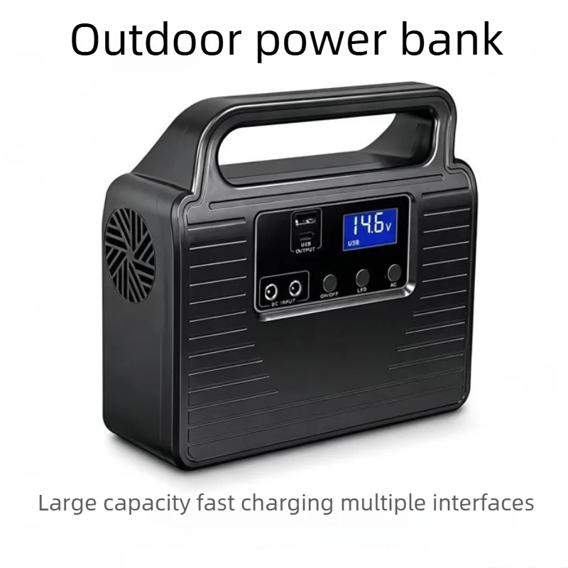 400W Peak 380Wh LiFePO4 Portable Power Station Outdoor 220V AC Emergency Power Supply Camping Solar Backup Generator