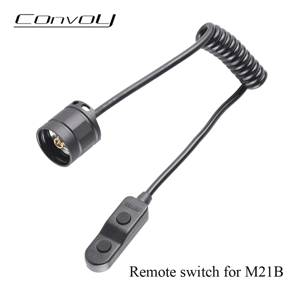 Remote Switch for Convoy M21B Flashlight 40-85cm Scalable Switch