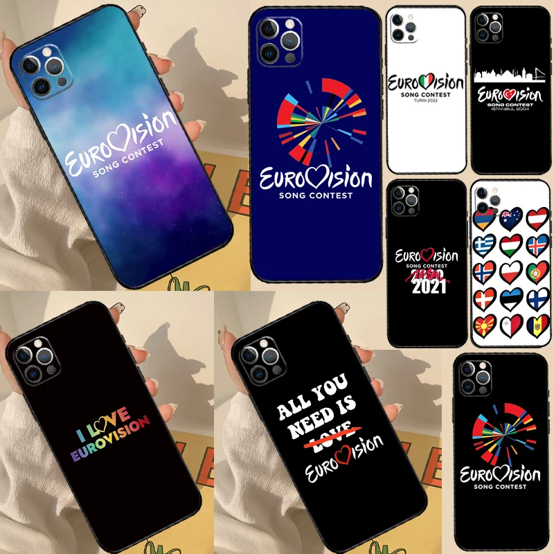Eurovision Song Contest Funda For Honor 600 Pro 200 400 70 90 Win RT X8b X8c X9a X9b X9c X9d Magic 7 6 5 8 Lite Case