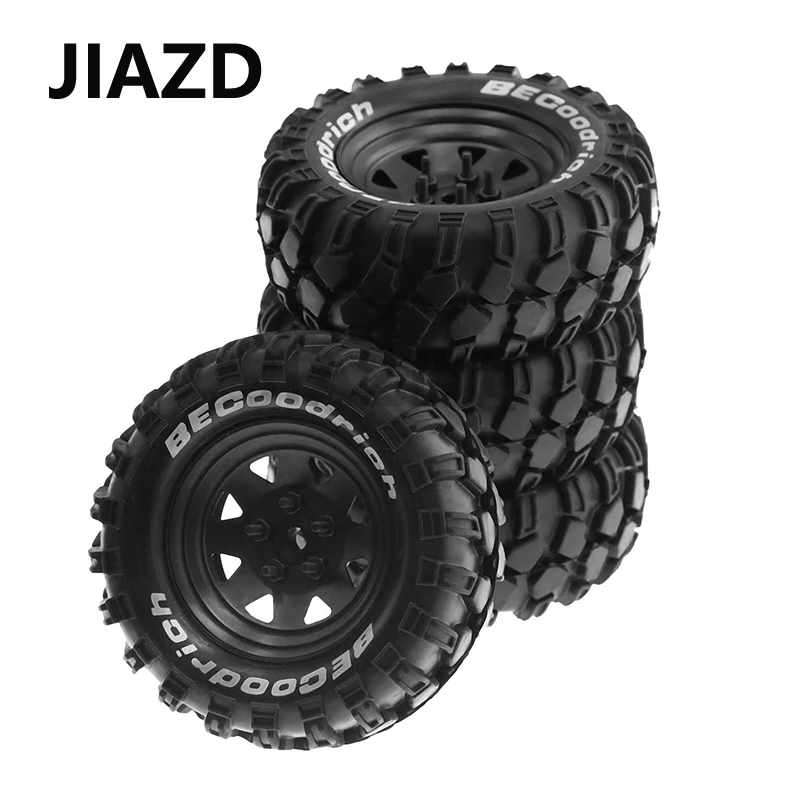 

4pcs 1.9 Beadlock Wheel Rim Tire for 1/10 RC Crawler Car TRX4 Axial SCX10 90046 90047 MST