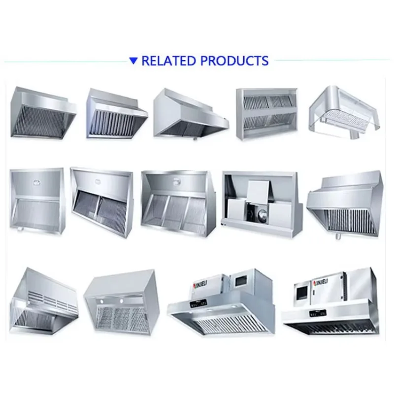 Commercial Customizable 201 Stainless Steel Ventless Hood System Range Hood Cooker Commercial Exhaust Hoods
