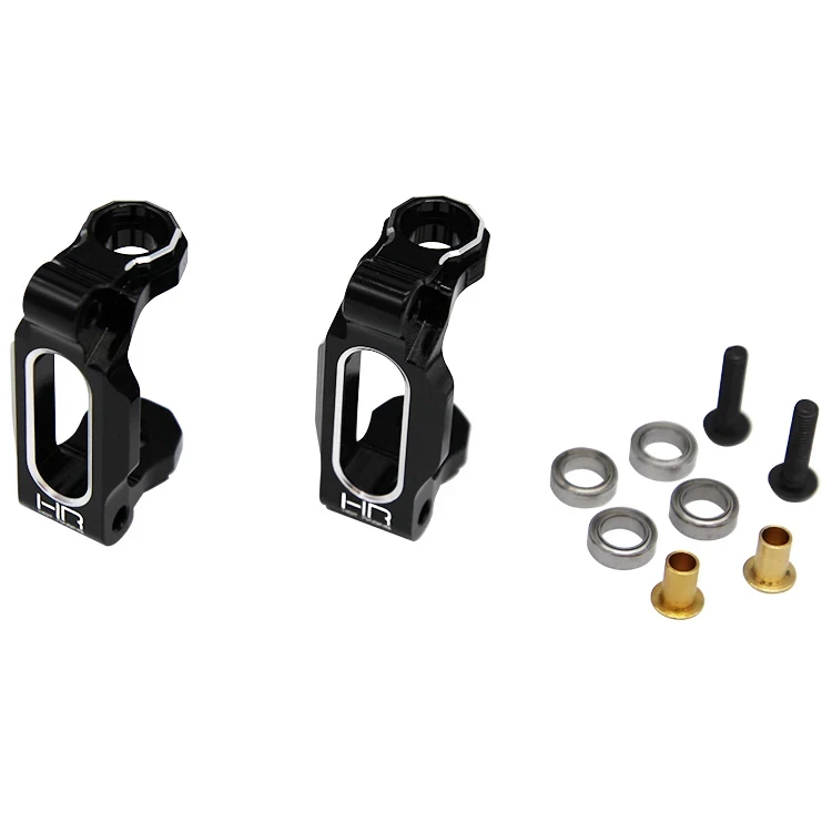 HOT RACING Tamiya G6-01 GF-01 WR-02 M03 M04 TL01 CNC Aluminum C-Hub Caster Blocks Black TKH1901 Hop-up