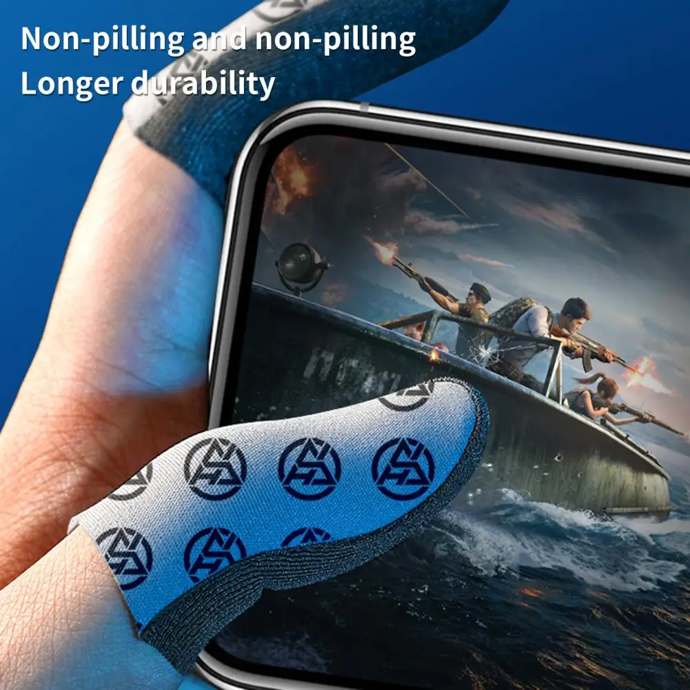 Selongsong Jari Ringkas Selongsong Jari Gaming Anti Penumpahan Sensitivitas Tinggi Sangat Tipis untuk Pemain Game