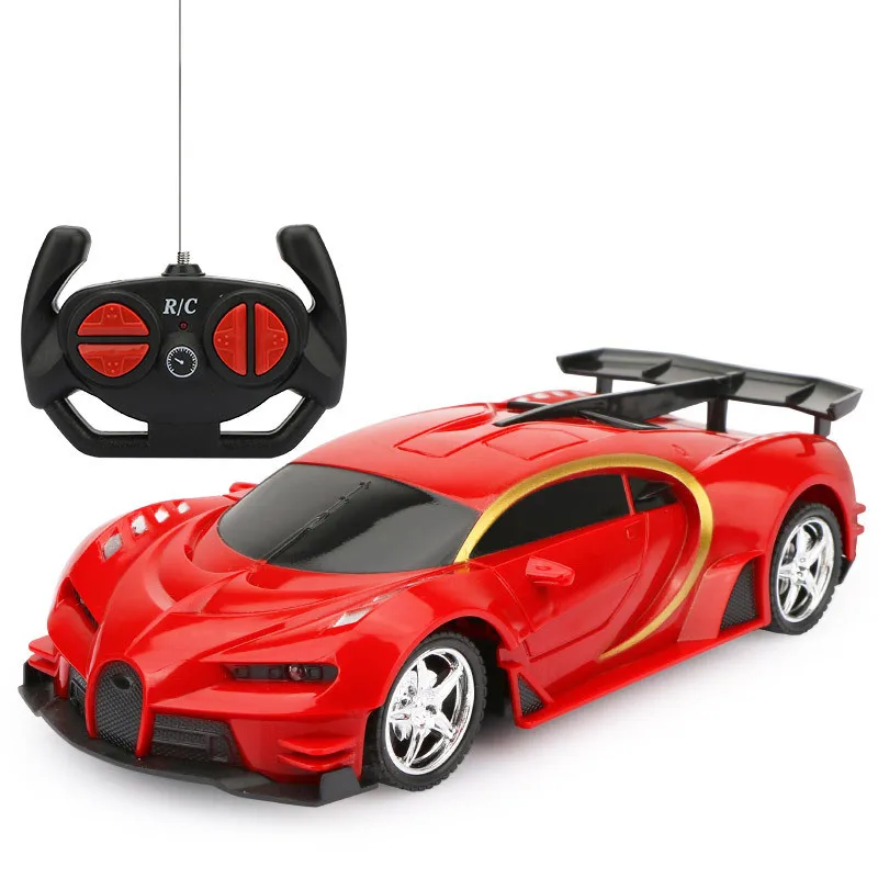 RC Cars 1:18 Simulation Four-way Bugatti Children\'s Toy car Anti-fall Anti-collision Charging Toy Sports Car Children\'s Gift