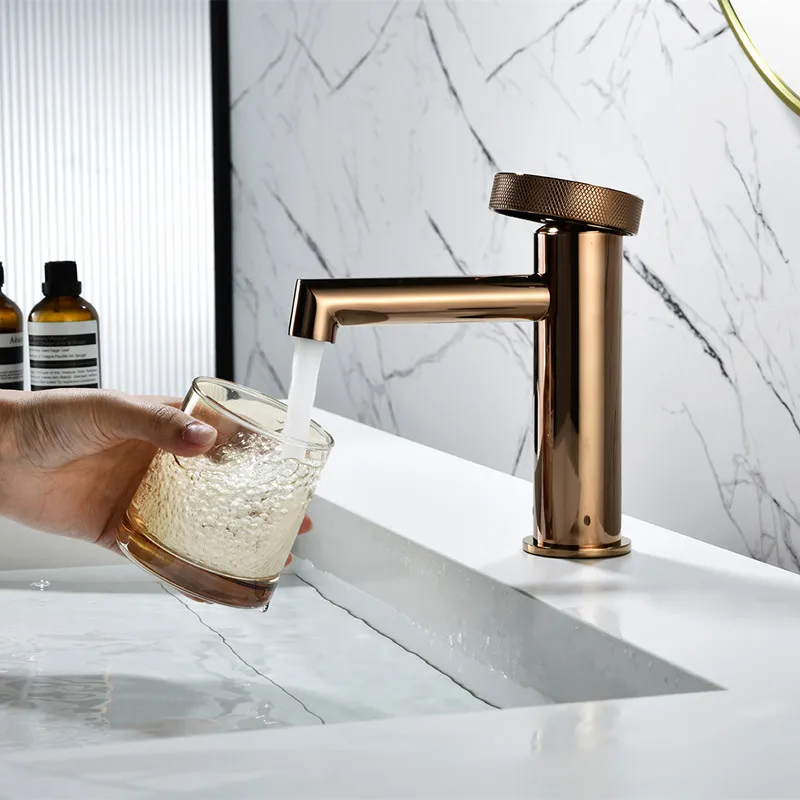 Kaiping Modern Luxury Lavatory Brass Water Tap Faucet Vanity Sanitary Health Bathroom Sinks Mixers Basin Faucets Ceramic Valve