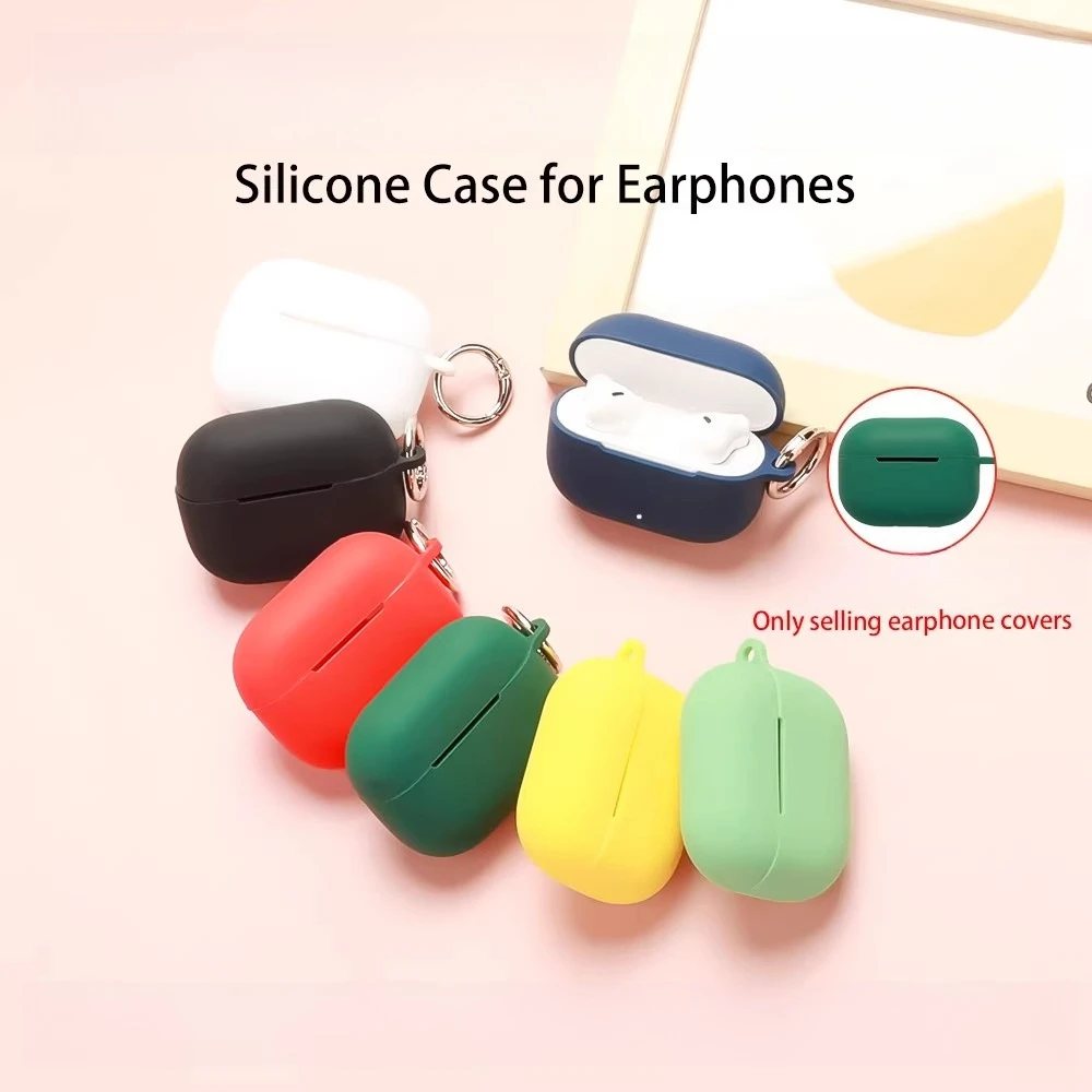 حافظة لهاتف هواوي FreeBuds SE 4 ANC بلون سادة من السيليكون المقاوم للصدمات مزودة بتقنية البلوتوث غطاء سماعة أذن SE4 ANC صندوق سماعة الأذن Fundas