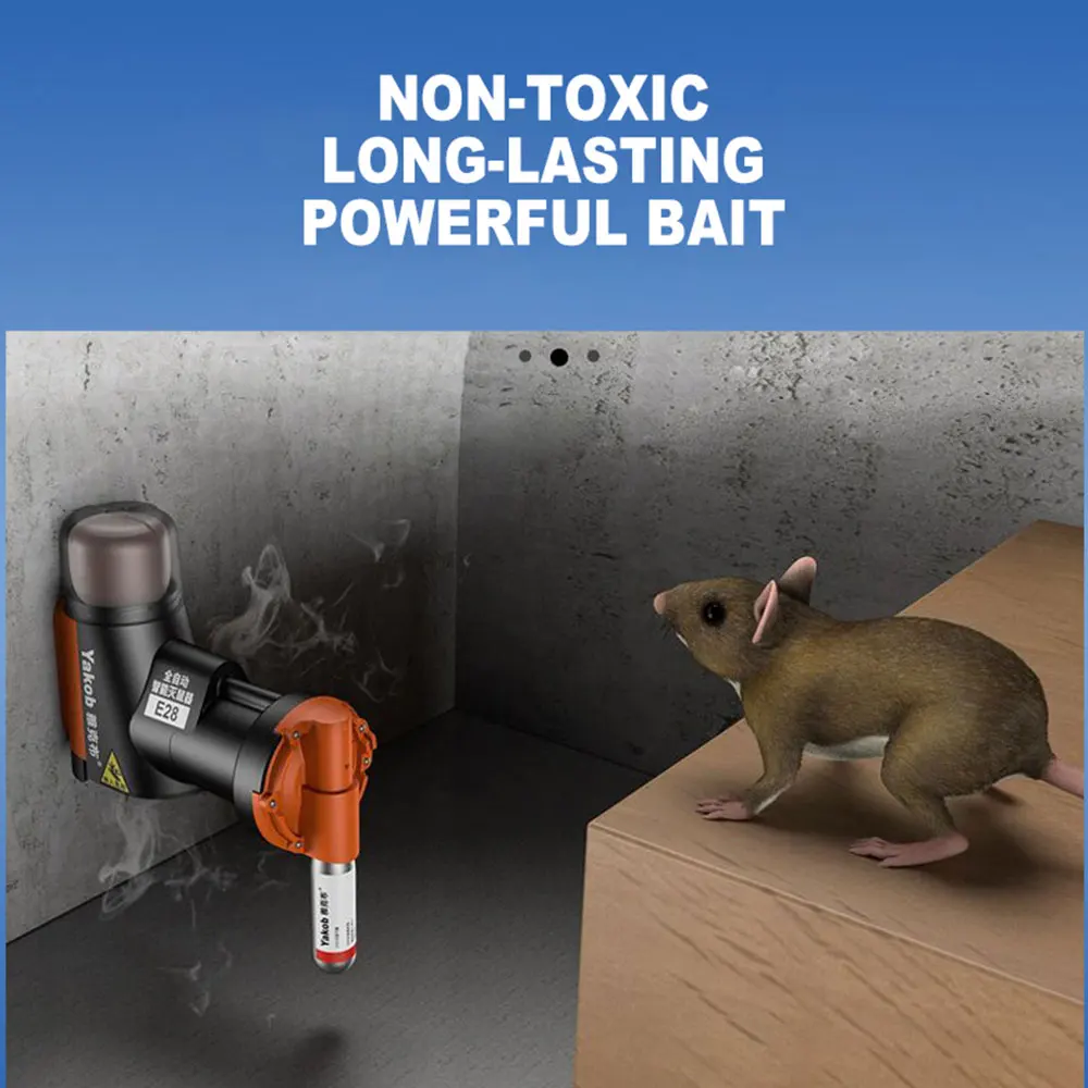 Household Rodent Trap Fully automatic Air Pressure Mouse Killer Intelligent Automatic Pneumatic Exterminator