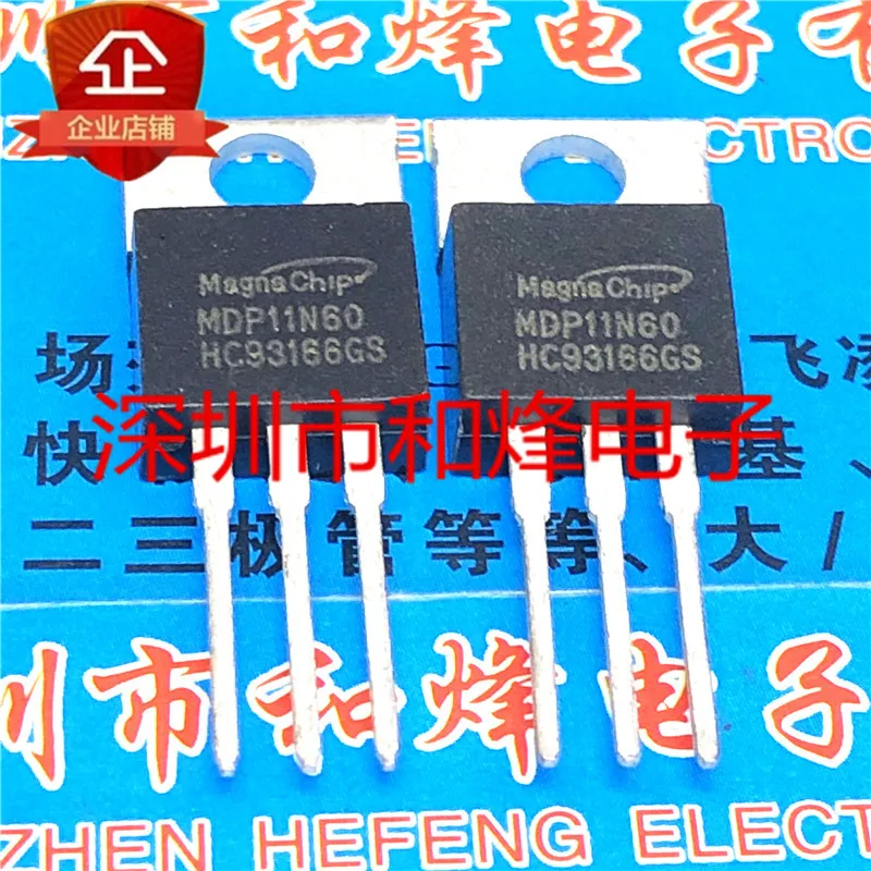 5PCS-10PCS MDP11N60  TO-220 600V 11A    ORIGINAL ON STOCK