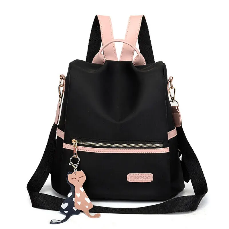 

Womens Ladies Waterproof Anti-Theft Backpack Rucksack School Shoulder Bag High Quality Oxford Travel Bag for Teenager Girls