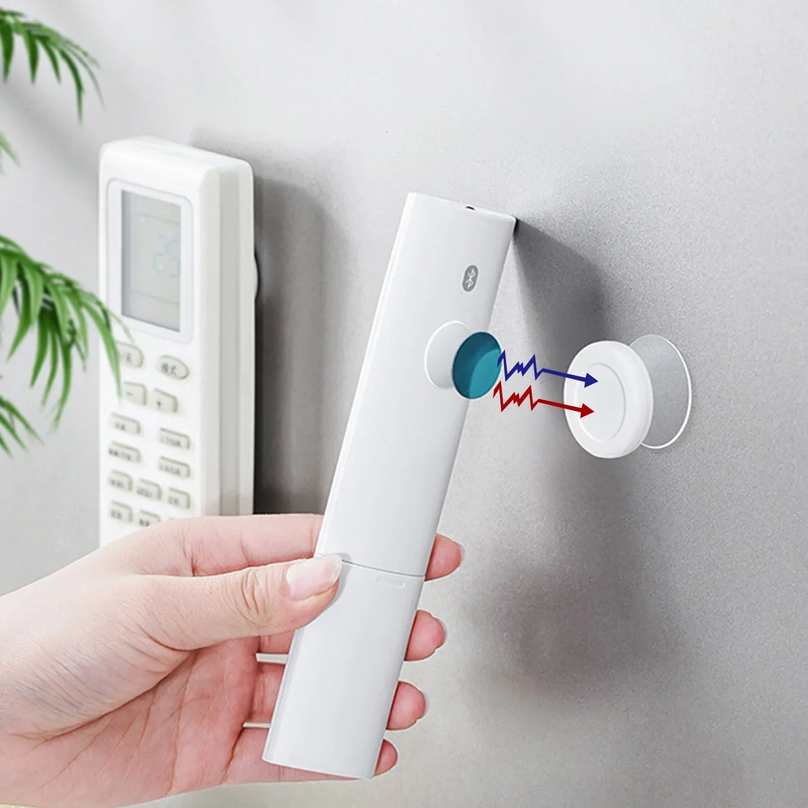 10Pairs Strong Magnetic Hooks Wall Mount Anti-Lost Magnet Storage Holder for Remote Control Fridge Sticker Home Organizer Hook
