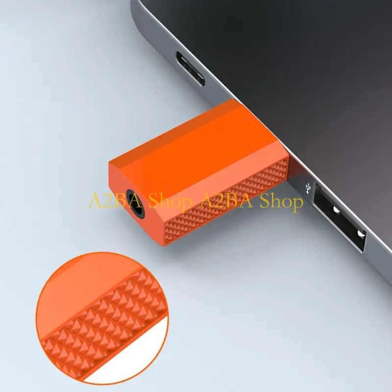A2BA External USB Sound Adapters 3.5mm Female Port Replacement for Speaker Conference