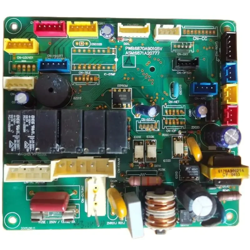 for LG air conditioning motherboard computer board control board 6870A90105V ASM: 6871A20777