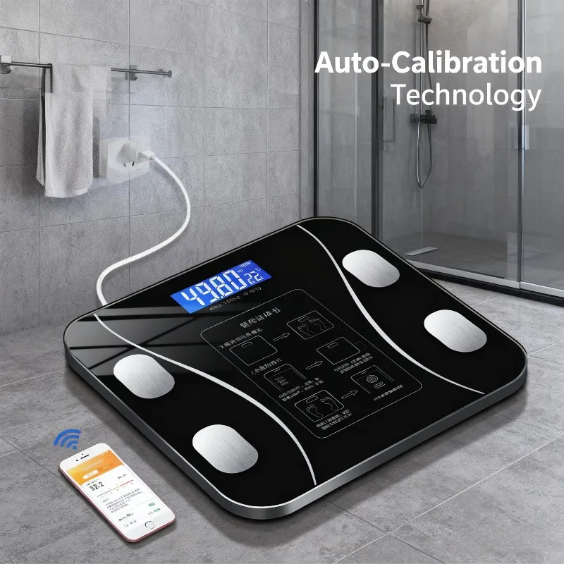 

Умные весы для жира в организме, зарядные электронные весы, домашние Bluetooth-весы для взрослых, весы для жира