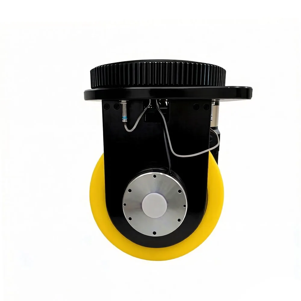 300mm Diameter Horizontal Drive Wheel AGV Mobile Platform Motorized Wheel For Heavy Duty 2 Ton Load Capacity