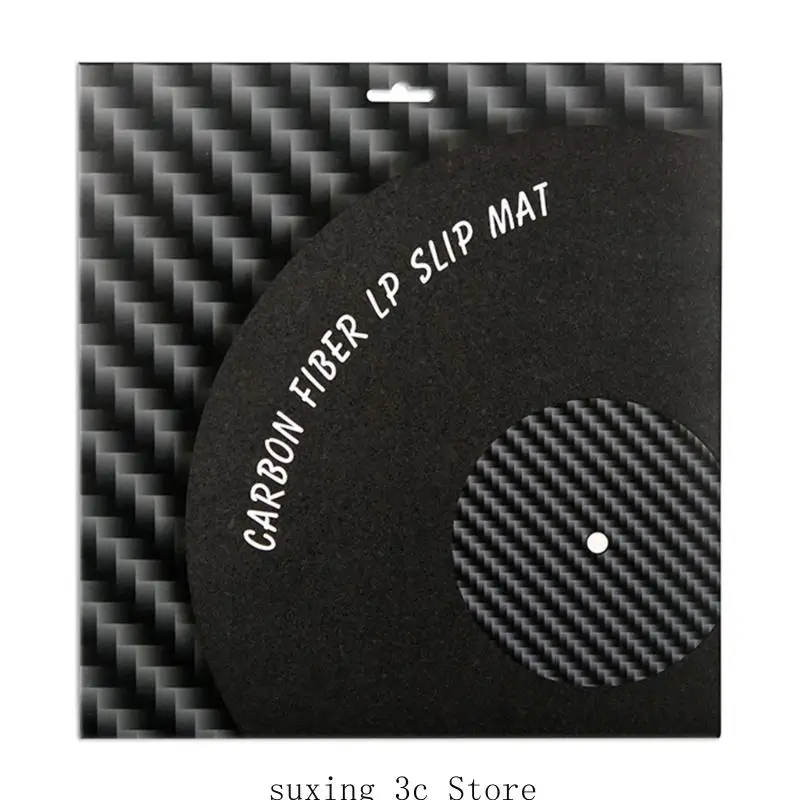 e8be 12inch durntable platters mat carbon fiber record record scense antislip