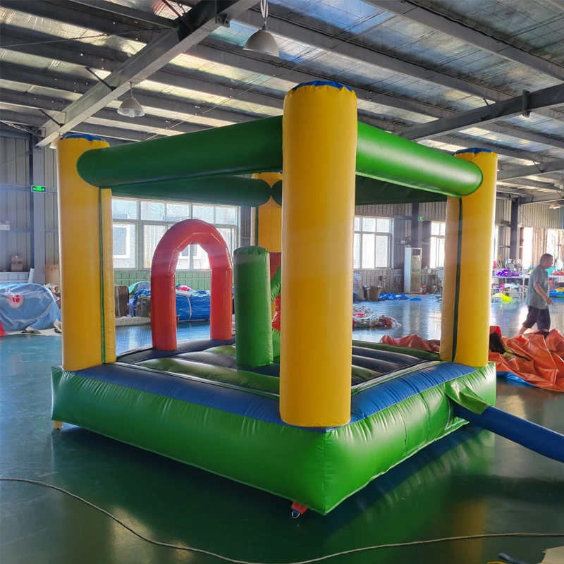 New Style Inflatable Castle Bouncy House Trampoline with Slide Cute trampoline Small size trampoline