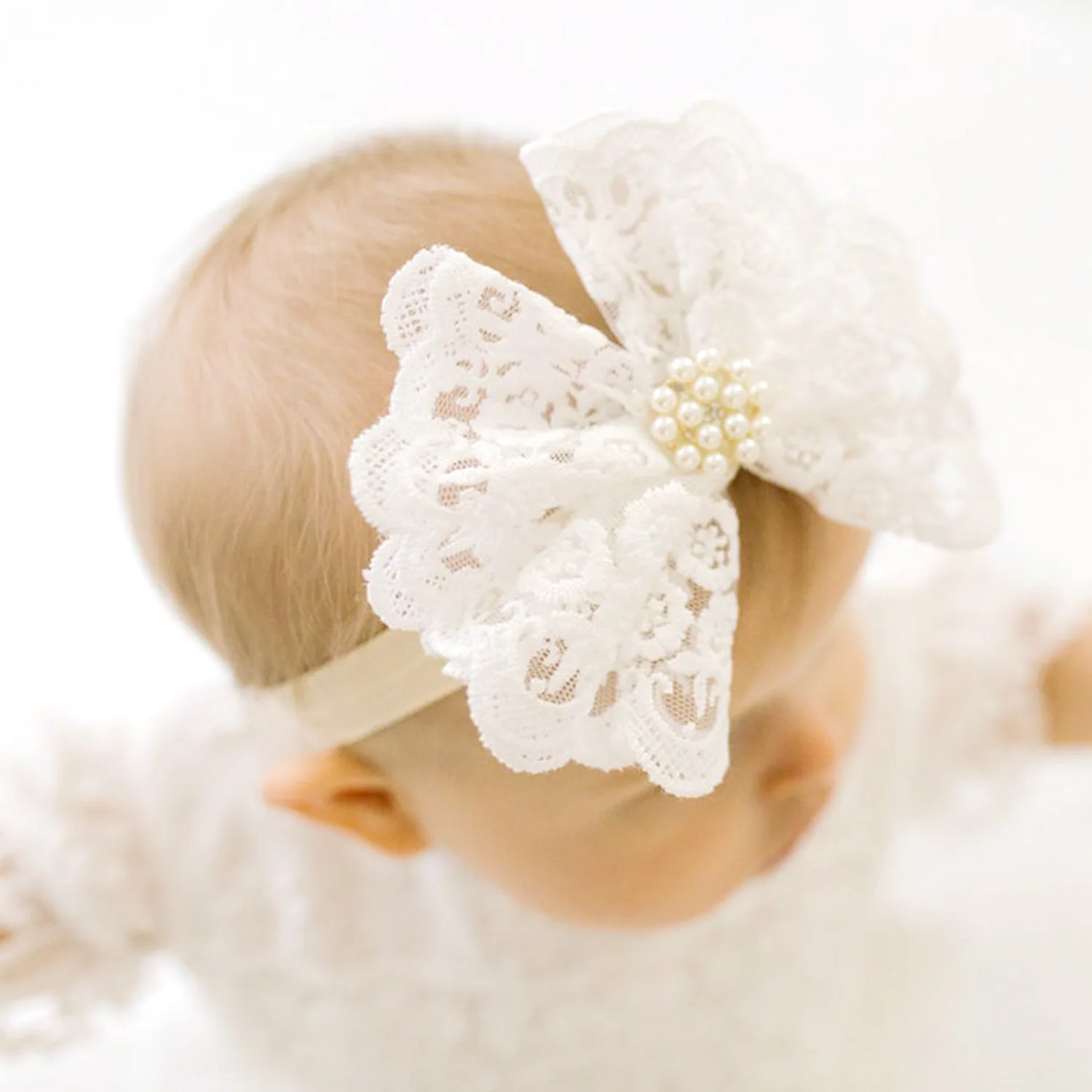 Lace Princess Baby Girl Headband Summer Spring Kids Headwear Infant Girls Bow Baby Hair Clips Baby Hair Accessories 3-12 Months