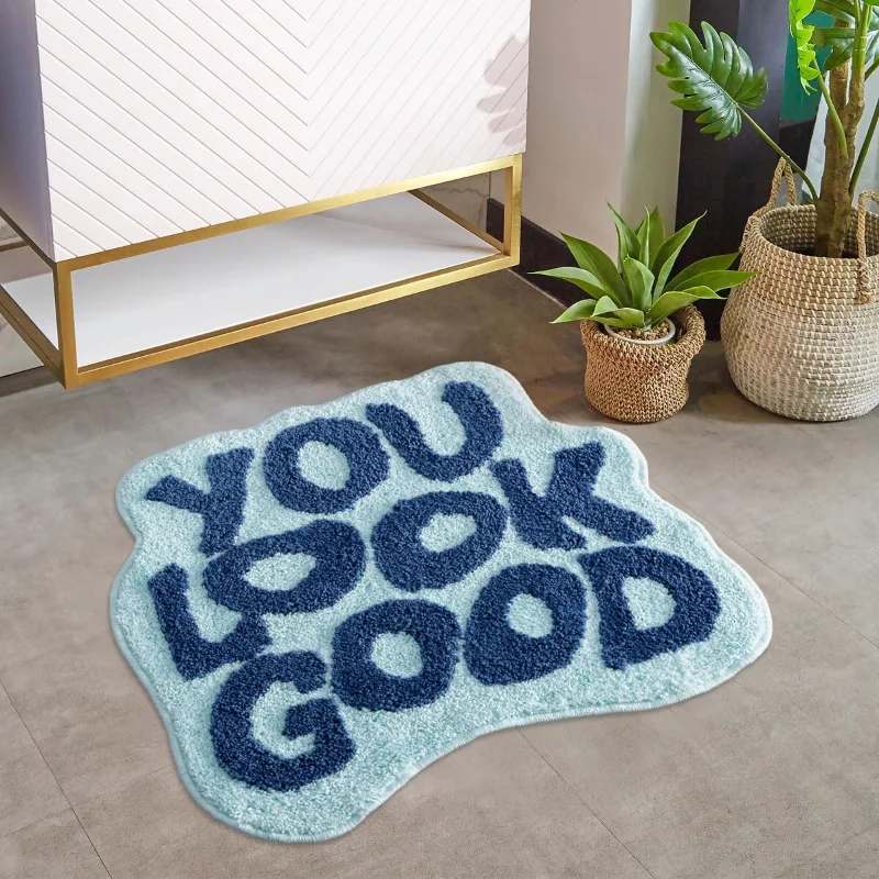 VIKAMA You Look Good Shaggy Ba - Home Goods Bathroom Mirrors ulasan dan harga