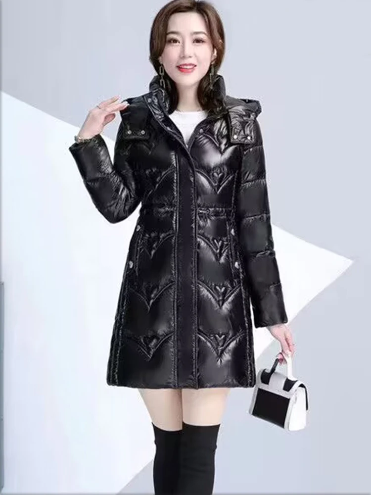 

New Winter Female Long Jacket Winter Women Overcoat Warm Woman Parka Outerwear Down Jacket Winter Jacket Women Coat XL-5XL