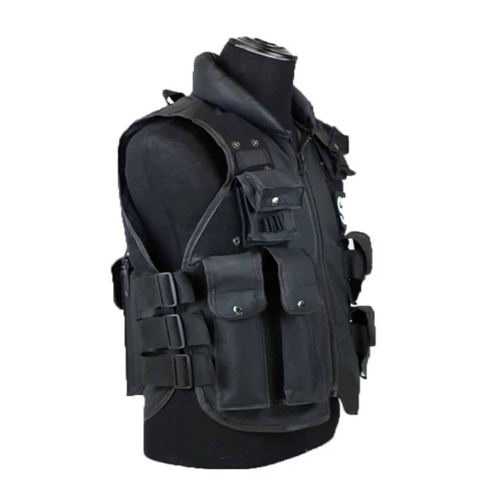 SWAT Multi Pockets Tactical Vest Hunting Outdoor Waistcaot Military Training CS Waist Coat Protective Modular Security Vests