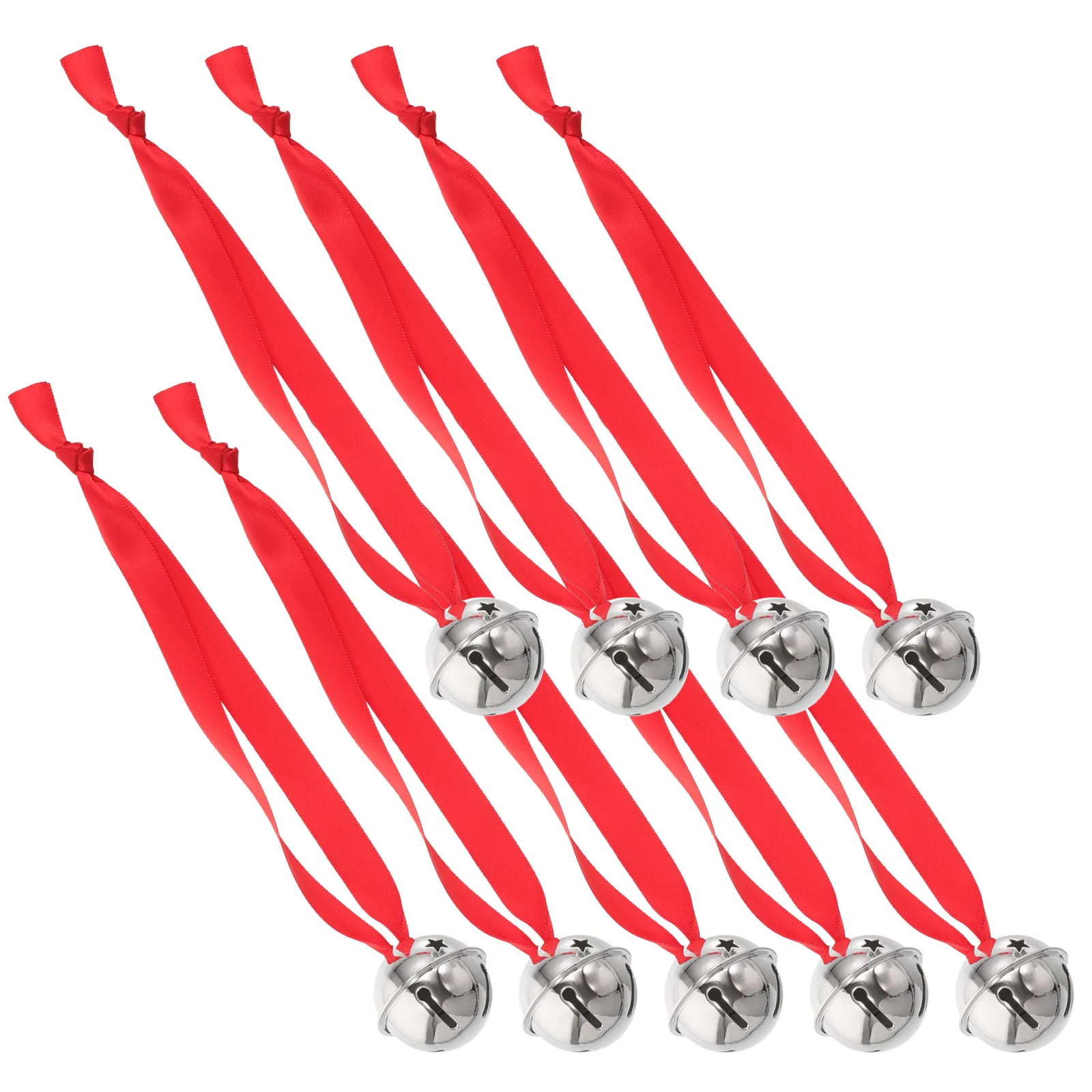 

Bells 40mm Hanging naments Red Ribbon Party Bell nament Christmas Tree Decor Party Props Festive Accessories