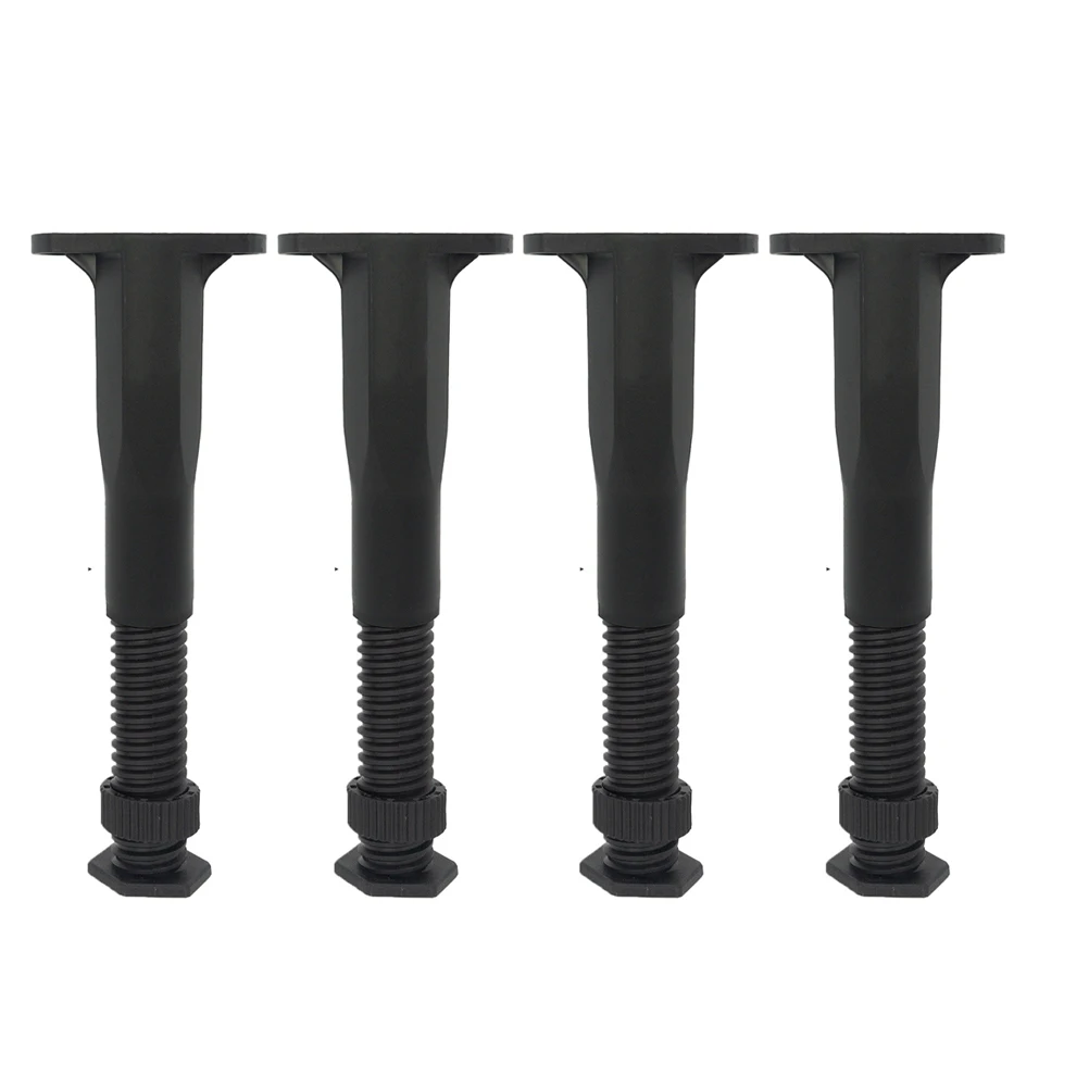 4Pcs Penyangga Kaki Tempat Tidur Heavy Duty, Pengganti Kaki Furnitur yang Dapat Disesuaikan, Braket Penyangga Meja, Peninggi Tempat Tidur